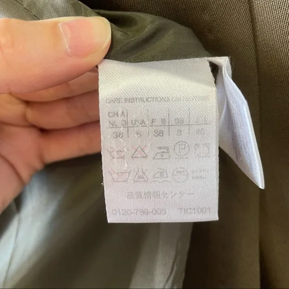 MaxMara Olive Wool Military Blazer Size 6 - Picture 11 of 15